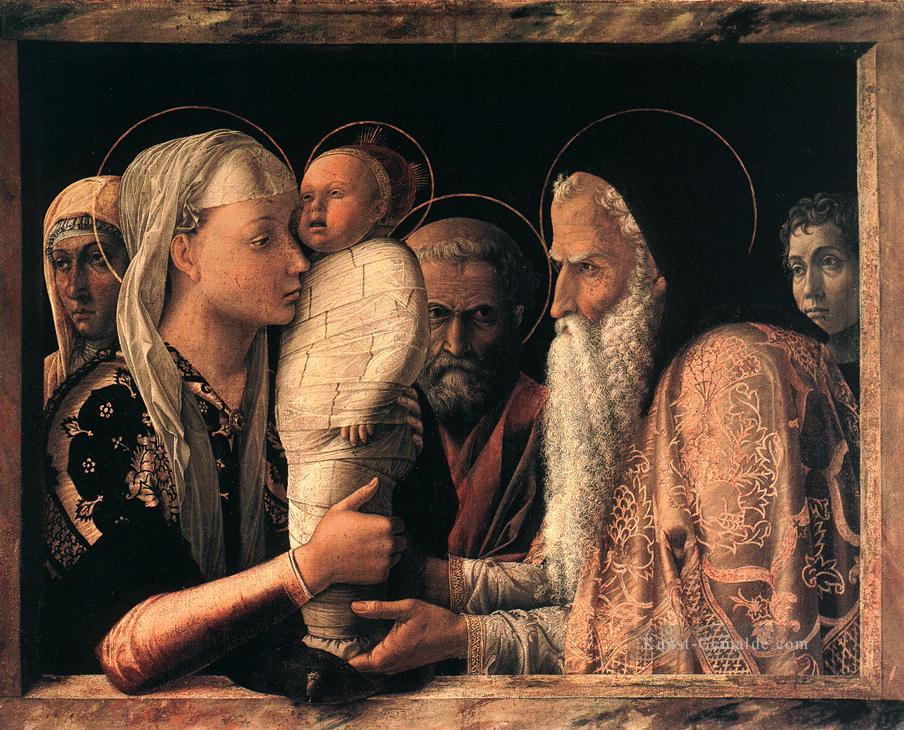 Darstellung im Tempel Renaissance Maler Andrea Mantegna Ölgemälde